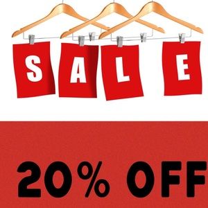 Sale! 20 % off in the bundles